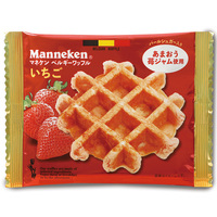 Manneken Belgian Waffle - Strawberry 1 pcs