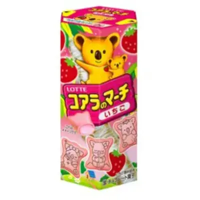 LOTTE Koala's March - Strawberry (ロッテ LOTTE コアラのマーチ50g 