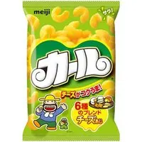 Meiji Curl Savor Corn Snacks -Rich Cheese 64g