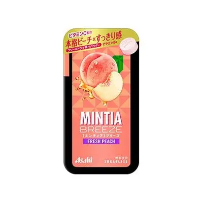 Asahi Mintia Mints BREEZE Large Tablet - Fresh Peach