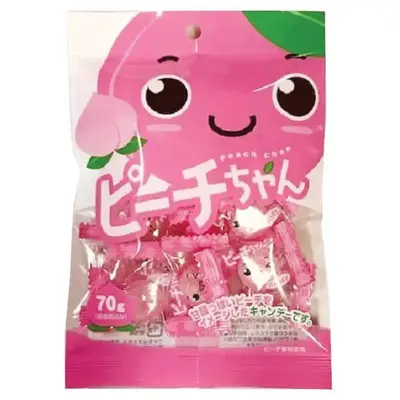 Kawaguchi Seika Peach-chan Mini Peach Candy 70g