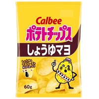 Calbee Potato Chips - Soy Sauce & Mayonnaise
