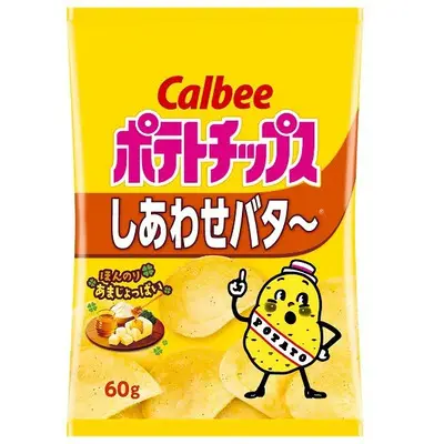 Calbee Potato Chips - Happy Buttery Taste