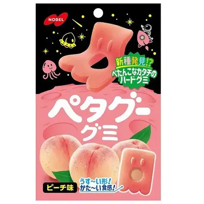 NOBEL Peta Gummy Hard Gummies - Peach