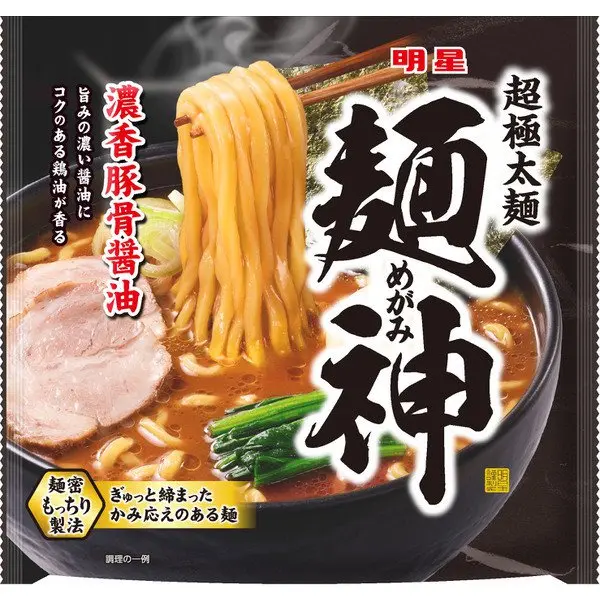 Myojo Foods Megami Instant Noodle - Rich Tonkotsu & Soy Sauce