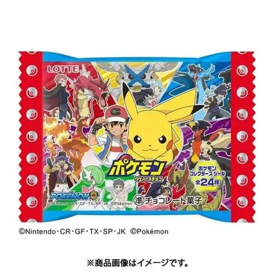 LOTTE Pokémon Chocolate Wafer & Collectable Character Card