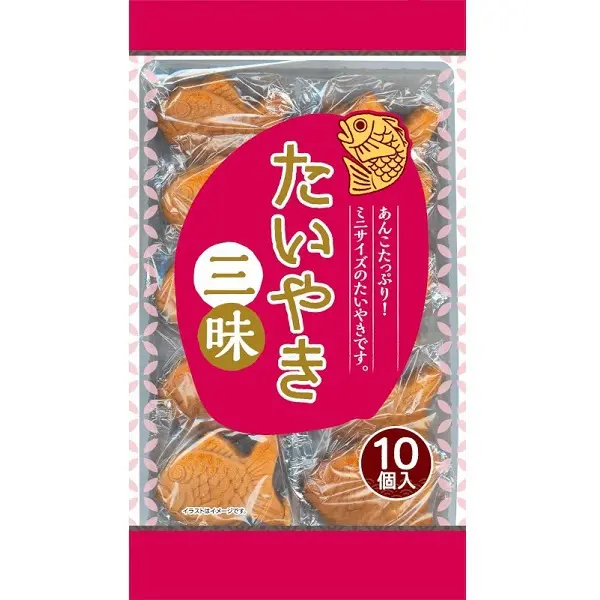 Tada Seika Mini Taiyaki with Azuki Sweet Red Beans Paste 10pcs