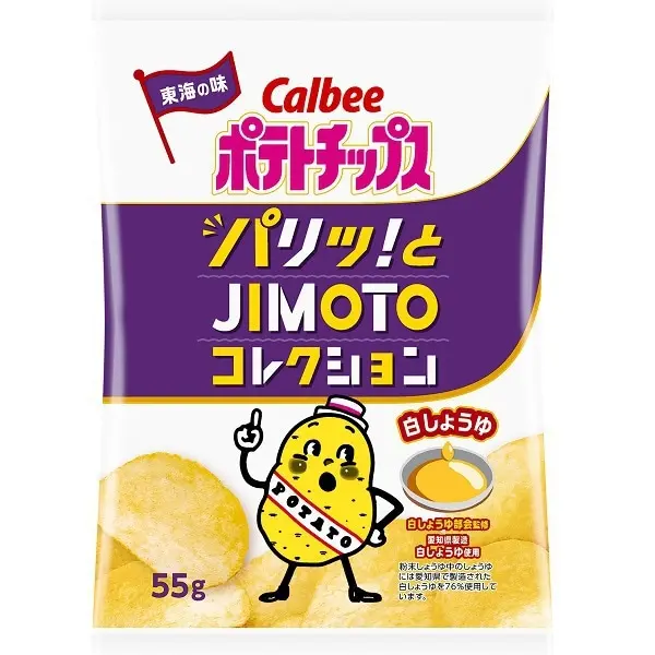 Calbee Paritto Jimoto Collection Potato Chips - Aichi Soy Sauce