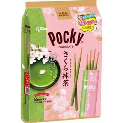 Glico Pocky Biscuit Sticks - Sakura & Matcha