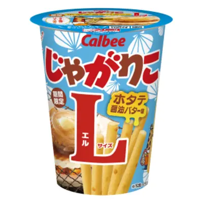 Calbee Jagariko Potato Stick Snacks - Scallop & Butter Soy Sauce