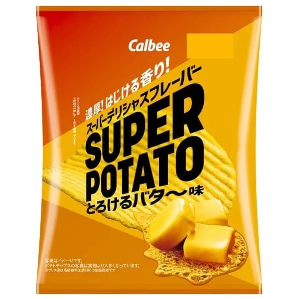 Calbee Super Potato Potato Chips - Rich Butter