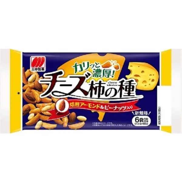 Sanko Seika Kaki no Tane & Peanuts - Cheese & Mixed Nuts