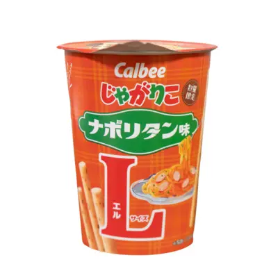 Calbee Jagariko Potato Stick Snacks - Naporitan Spaghetti