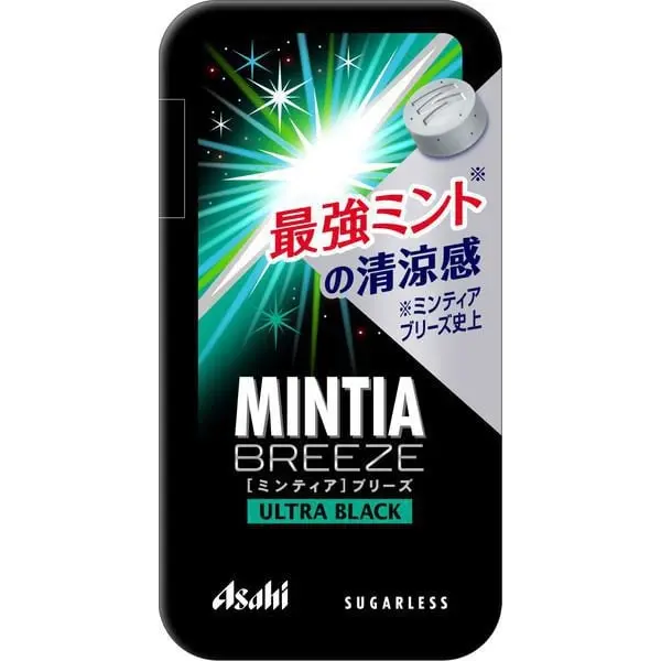 Asahi Mintia Breeze Ultra Black Sugarless 30 tablets