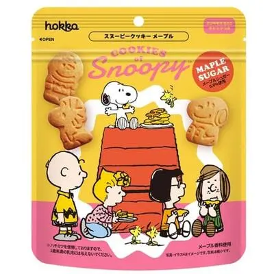 Hokka Snoopy Cookies & Biscuits Maple Sugar 55g