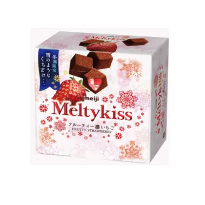 Meiji Meltykiss Winter Premium Chocolates - Fruity Strawberry
