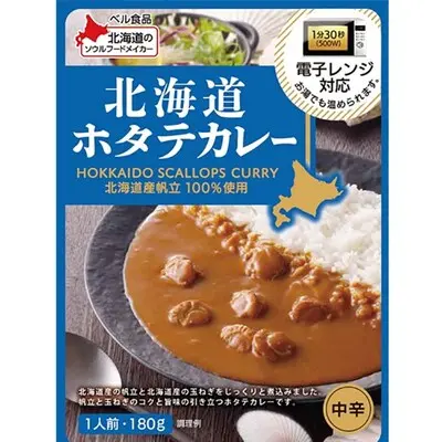 Ready-made Curry - Medium - Spicy - Scallop - Bell Foods [180g]