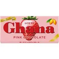 LOTTE Ghana Pink Chocolate - White Chocolate & Strawberry